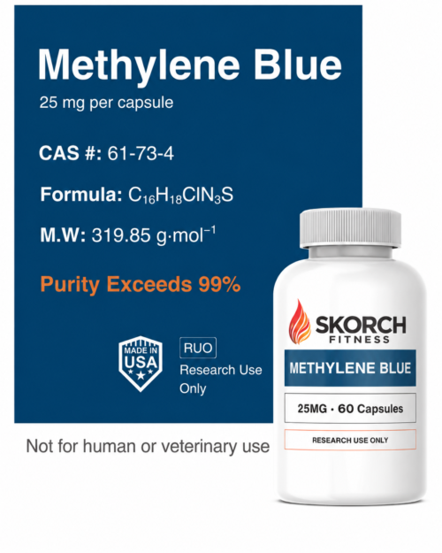 Methylene Blue Capsules – 25mg