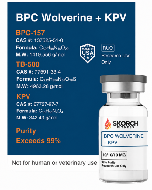 BPC Wolverine + KPV – 10mg / 10mg / 10mg
