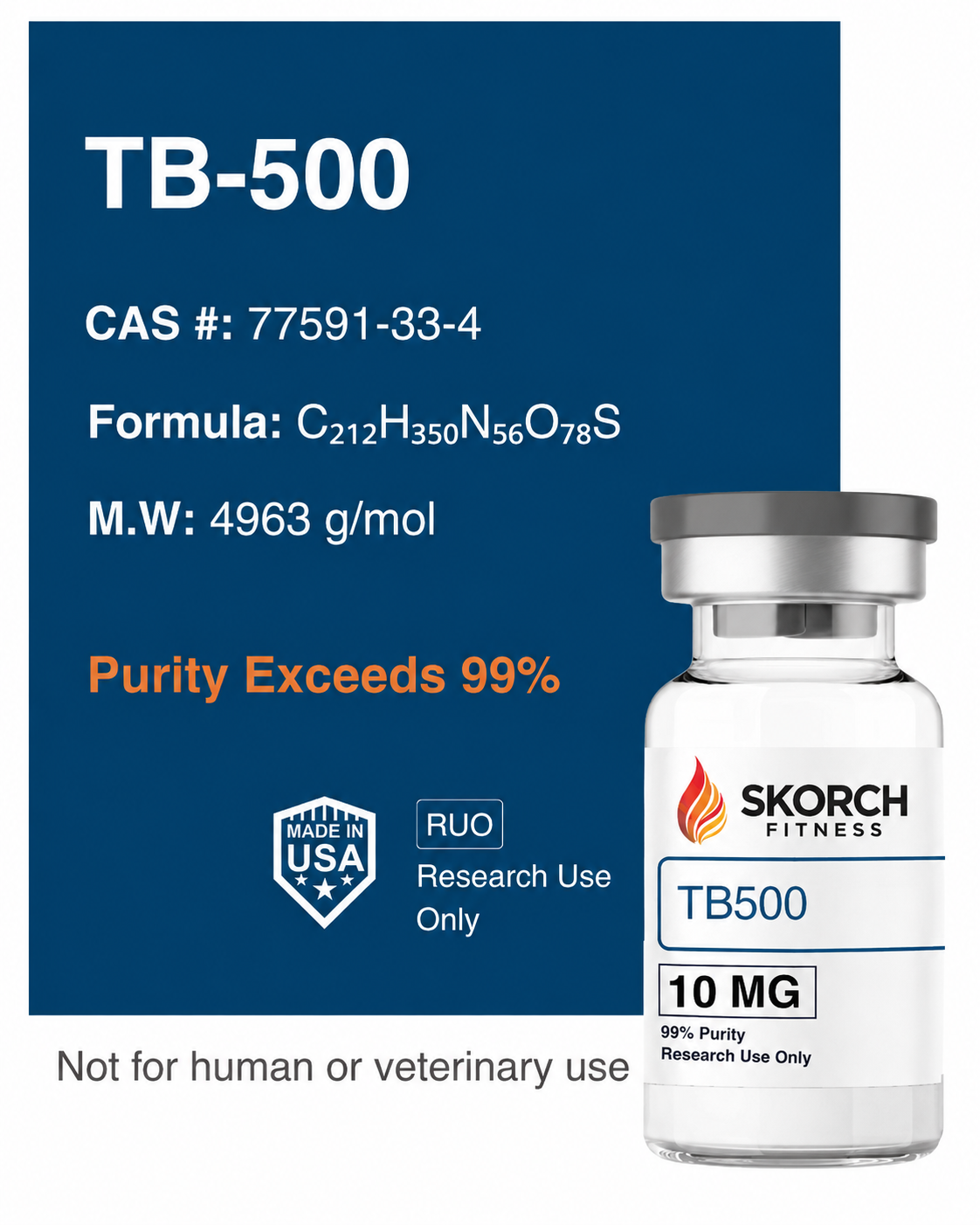 TB500 (Thymosin Beta-4) – 10mg