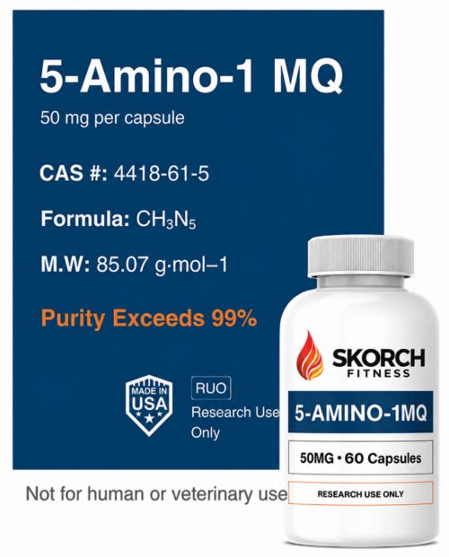 5-Amino-1 MQ Capsules – 50mg - Skorch Peptides - Anaheim, CA